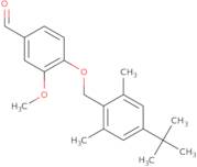 4-[(4-tert-Butyl-2,6-dimethylphenyl)methoxy]-3-methoxybenzaldehyde