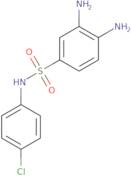 3,4-Diamino-N-(4-chlorophenyl)benzene-1-sulfonamide