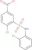 2-Chloro-N-(2-chloro-phenyl)-5-nitro-benzenesulfonamide