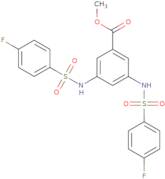 Methyl 3,5-bis(4-fluorobenzenesulfonamido)benzoate