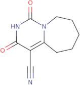 1,3-Dioxo-1H,2H,3H,5H,6H,7H,8H,9H-pyrimido[1,6-a]azepine-4-carbonitrile