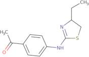1-{4-[(4-Ethyl-4,5-dihydro-1,3-thiazol-2-yl)amino]phenyl}ethan-1-one