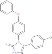 5-(4-Chlorophenyl)-4-(4-phenoxyphenyl)-4H-1,2,4-triazole-3-thiol