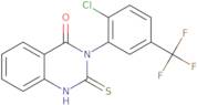 3-[2-Chloro-5-(trifluoromethyl)phenyl]-2-sulfanyl-3,4-dihydroquinazolin-4-one
