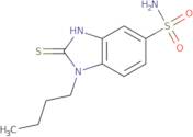 1-Butyl-2-sulfanyl-1H-1,3-benzodiazole-5-sulfonamide