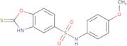 N-(4-Methoxyphenyl)-2-sulfanyl-1,3-benzoxazole-5-sulfonamide