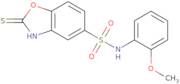 N-(2-Methoxyphenyl)-2-sulfanyl-1,3-benzoxazole-5-sulfonamide