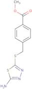 Methyl 4-{[(5-amino-1,3,4-thiadiazol-2-yl)sulfanyl]methyl}benzoate