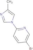 3-Bromo-6-(4-methylimidazol-1-yl)pyridine