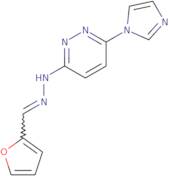 3-[2-(Furan-2-ylmethylidene)hydrazin-1-yl]-6-(1H-imidazol-1-yl)pyridazine