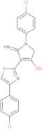 5-Amino-1-(4-chlorophenyl)-4-[4-(4-chlorophenyl)-1,3-thiazol-2-yl]-2,3-dihydro-1H-pyrrol-3-one