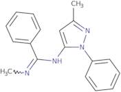 N-Methyl-N'-(3-methyl-1-phenyl-1H-pyrazol-5-yl)benzenecarboximidamide