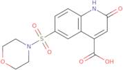 2-Hydroxy-6-(morpholine-4-sulfonyl)quinoline-4-carboxylic acid