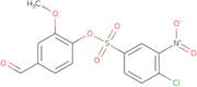 4-Formyl-2-methoxyphenyl 4-chloro-3-nitrobenzene-1-sulfonate