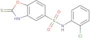 N-(2-Chlorophenyl)-2-sulfanyl-1,3-benzoxazole-5-sulfonamide