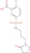 2-Chloro-5-{[3-(2-oxopyrrolidin-1-yl)propyl]sulfamoyl}benzoic acid