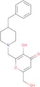 2-[(4-Benzylpiperidin-1-yl)methyl]-3-hydroxy-6-(hydroxymethyl)-4H-pyran-4-one