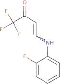 (3E)-1,1,1-Trifluoro-4-[(2-fluorophenyl)amino]but-3-en-2-one