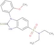 N,N-Diethyl-1-(2-methoxyphenyl)-2-sulfanyl-1H-1,3-benzodiazole-5-sulfonamide