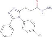 2-{[4-(4-Methylphenyl)-5-phenyl-4H-1,2,4-triazol-3-yl]sulfanyl}acetohydrazide