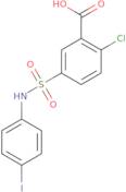 2-Chloro-5-[(4-iodophenyl)sulfamoyl]benzoic acid