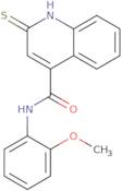 N-(2-Methoxyphenyl)-2-sulfanylquinoline-4-carboxamide