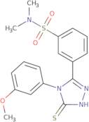 3-[5-Mercapto-4-(3-methoxy-phenyl)-4H-[1,2,4]triazol-3-yl]-N,N-dimethyl-benzenesulfonamide