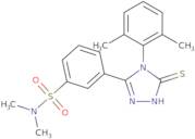 3-[4-(2,6-Dimethylphenyl)-5-sulfanyl-4H-1,2,4-triazol-3-yl]-N,N-dimethylbenzene-1-sulfonamide