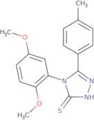 4-(2,5-Dimethoxyphenyl)-5-(4-methylphenyl)-4H-1,2,4-triazole-3-thiol