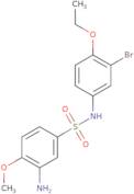 3-Amino-N-(3-bromo-4-ethoxyphenyl)-4-methoxybenzene-1-sulfonamide