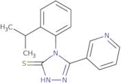 4-[2-(Propan-2-yl)phenyl]-5-(pyridin-3-yl)-4H-1,2,4-triazole-3-thiol