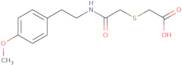 2-[({[2-(4-Methoxyphenyl)ethyl]carbamoyl}methyl)sulfanyl]acetic acid