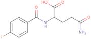 (2S)-5-Amino-2-[(4-fluorobenzoyl)amino]-5-oxopentanoic acid