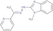 1-Methyl-N-[(E)-1-pyridin-2-ylethylideneamino]benzimidazol-2-amine