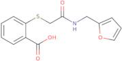 2-({[(Furan-2-ylmethyl)carbamoyl]methyl}sulfanyl)benzoic acid