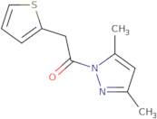 1-(3,5-Dimethyl-1H-pyrazol-1-yl)-2-(thiophen-2-yl)ethan-1-one