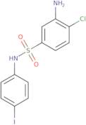 3-Amino-4-chloro-N-(4-iodophenyl)benzene-1-sulfonamide