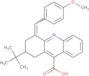 2-tert-Butyl-4-[(4-methoxyphenyl)methylidene]-1,2,3,4-tetrahydroacridine-9-carboxylic acid