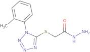 2-{[1-(2-Methylphenyl)-1H-1,2,3,4-tetrazol-5-yl]sulfanyl}acetohydrazide