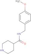 N-[(4-Methoxyphenyl)methyl]piperidine-4-carboxamide