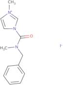 1-[Benzyl(methyl)carbamoyl]-3-methyl-1H-imidazol-3-ium iodide