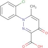 1-(2-Chlorophenyl)-6-methyl-4-oxo-1,4-dihydropyridazine-3-carboxylic acid