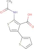 2-Acetamido-4-(thiophen-2-yl)thiophene-3-carboxylic acid