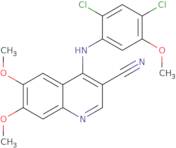 4-[(2,4-Dichloro-5-methoxyphenyl)amino]-6,7-dimethoxy-3-quinolinecarbonitrile