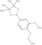 2-(4-Ethoxy-3-methoxyphenyl)-4,4,5,5-tetramethyl-1,3,2-dioxaborolane