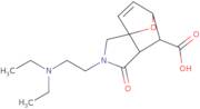 3-(2-Diethylamino-ethyl)-4-oxo-10-oxa-3-aza-tricyclo[5.2.1.0*1,5*]dec-8-ene-6-carboxylic acid