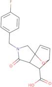 2-(4-Fluorobenzyl)-1-oxo-1,2,3,6,7,7a-hexahydro-3a,6-epoxyisoindole-7-carboxylic acid