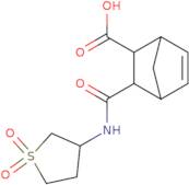 3-​[[(Tetrahydro-​1,​1-​dioxido-​3-​thienyl)​amino]​carbonyl]​-bicyclo[2.2.1]​hept-​5-​ene-​2-​carboxylic acid