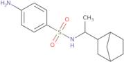 4-Amino-N-(1-{bicyclo[2.2.1]heptan-2-yl}ethyl)benzene-1-sulfonamide
