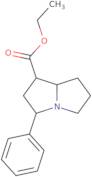 3-Phenyl-hexahydro-pyrrolizine-1-carboxylic acid ethyl ester